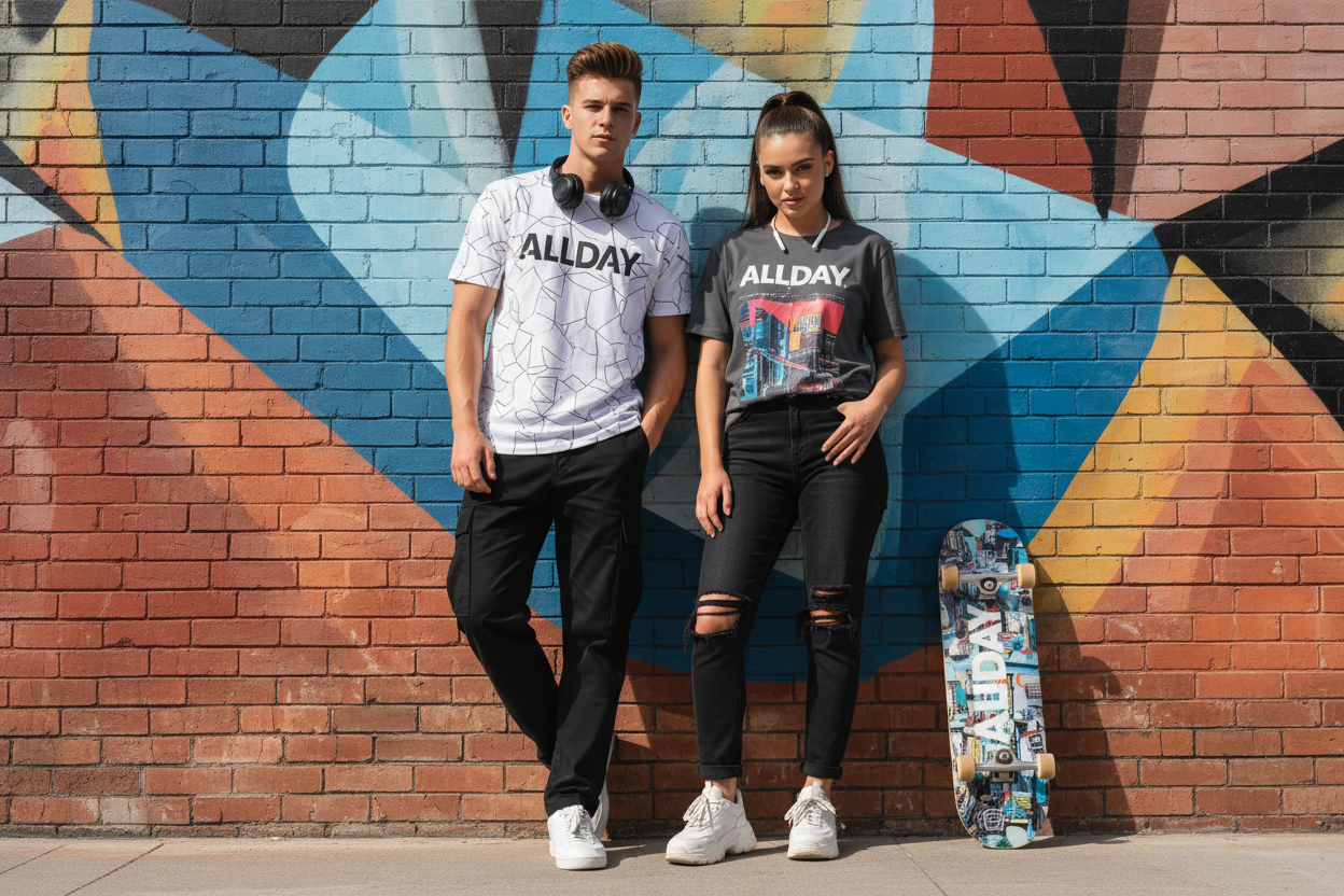 ALLDAY Urban Lifestyle with Headphones